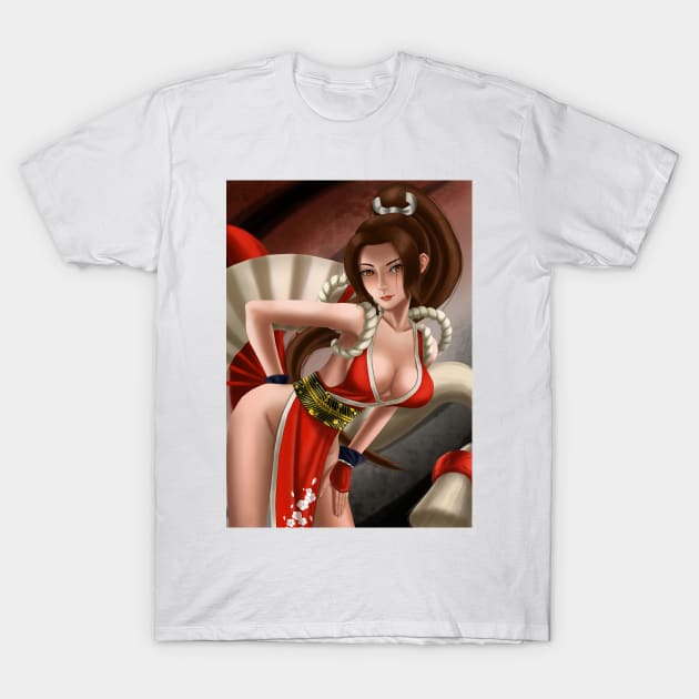 Mai Shiranui T-Shirt by gagimas